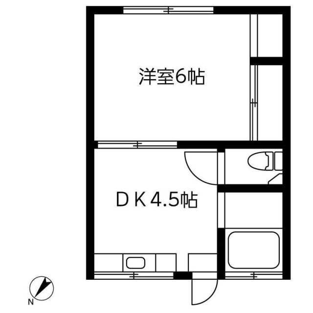 神奈川県藤沢市大鋸 藤沢駅 1DK アパート 賃貸物件詳細