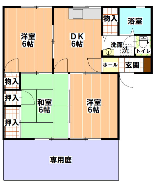 熊本県熊本市東区長嶺東３ 3DK アパート 賃貸物件詳細