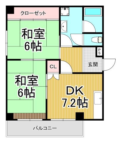 兵庫県尼崎市南塚口町５ 塚口駅 2DK マンション 賃貸物件詳細