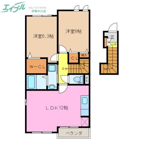 三重県津市藤方 南が丘駅 2LDK アパート 賃貸物件詳細