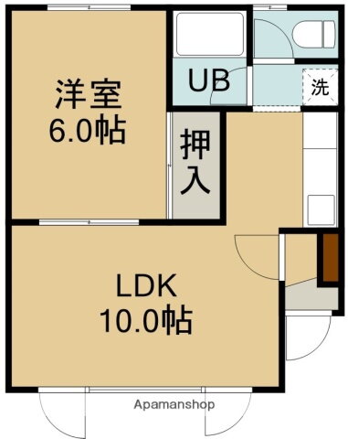北海道北斗市七重浜２ 七重浜駅 1LDK アパート 賃貸物件詳細