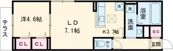 東京都葛飾区白鳥４ お花茶屋駅 1LDK アパート 賃貸物件詳細
