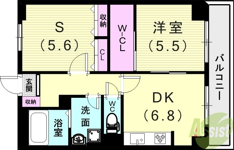 兵庫県神戸市長田区若松町１１ 鷹取駅 1SDK マンション 賃貸物件詳細