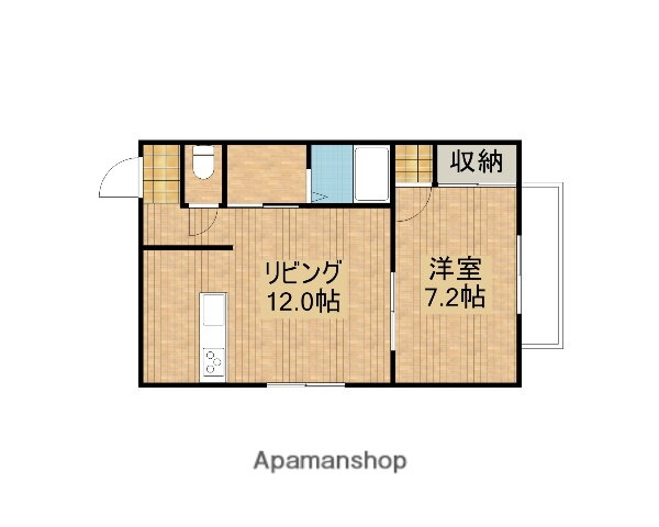 宮崎県都城市八幡町 西都城駅 1LDK アパート 賃貸物件詳細