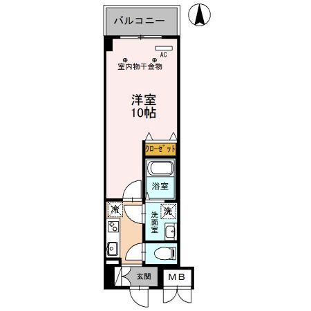 埼玉県草加市氷川町 草加駅 1K マンション 賃貸物件詳細