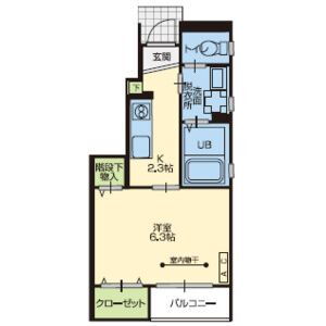 宮城県仙台市若林区五十人町 河原町駅 1K アパート 賃貸物件詳細