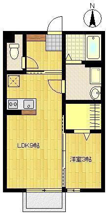 佐賀県佐賀市大和町大字久池井 1LDK アパート 賃貸物件詳細