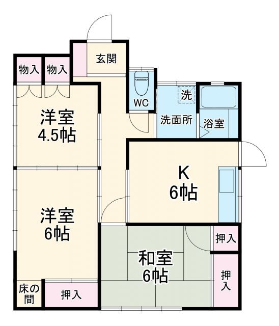 神奈川県横浜市戸塚区吉田町 戸塚駅 3DK 一戸建て 賃貸物件詳細