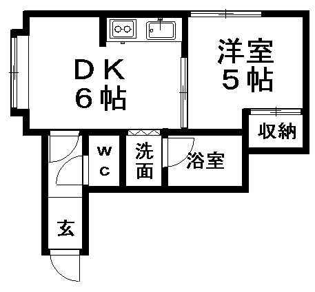 北海道札幌市豊平区月寒西二条８ 月寒中央駅 1DK アパート 賃貸物件詳細
