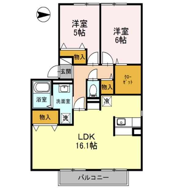 兵庫県姫路市網干区高田 網干駅 2LDK アパート 賃貸物件詳細