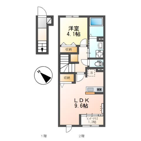 愛媛県今治市阿方 今治駅 1LDK アパート 賃貸物件詳細