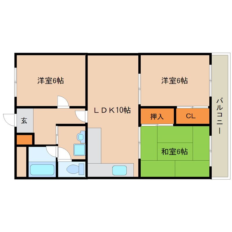 兵庫県尼崎市東園田町６ 園田駅 3LDK マンション 賃貸物件詳細