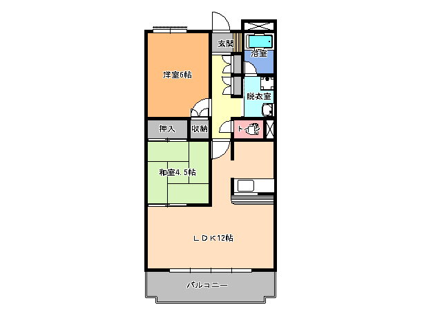 栃木県宇都宮市平松本町 2LDK マンション 賃貸物件詳細
