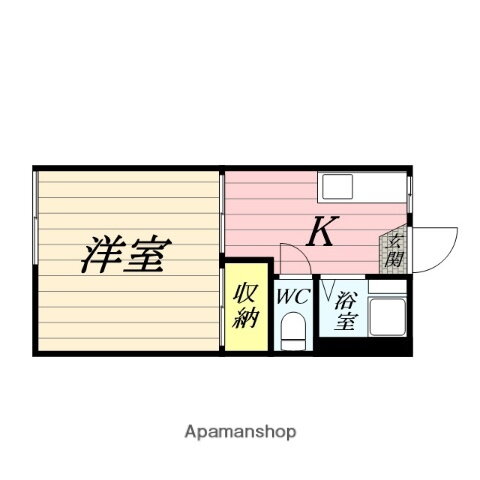 宮城県仙台市青葉区小松島２ 東照宮駅 1K アパート 賃貸物件詳細