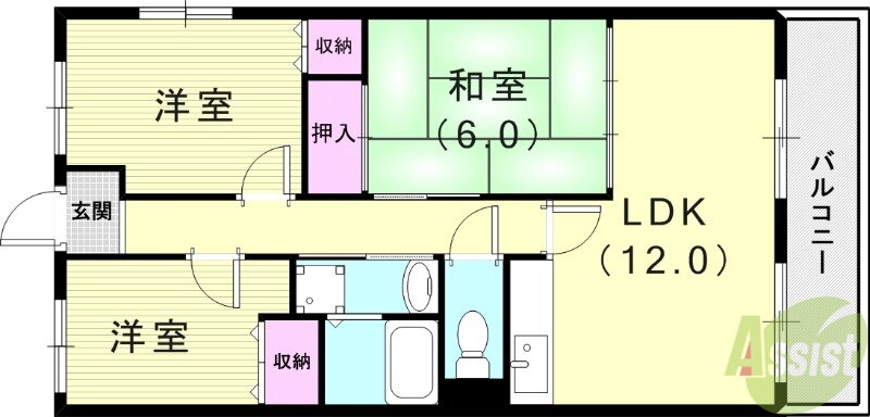 兵庫県尼崎市食満２ 猪名寺駅 3LDK マンション 賃貸物件詳細