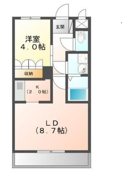 宮崎県宮崎市小戸町 宮崎駅 1LDK アパート 賃貸物件詳細