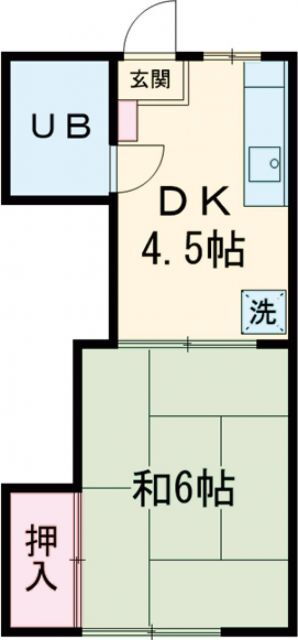 東京都調布市若葉町１ つつじヶ丘駅 1DK アパート 賃貸物件詳細