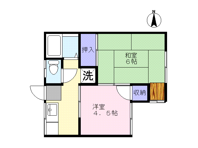 清光ハイツ 1階 2K 賃貸物件詳細