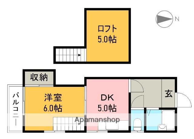 高知県高知市介良 新木駅 1DK アパート 賃貸物件詳細