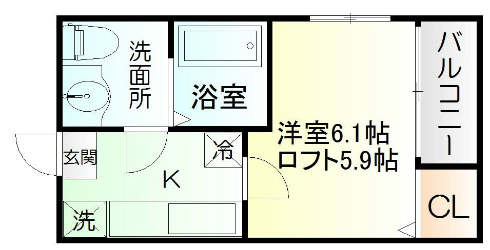 宮城県仙台市青葉区荒巻神明町 北仙台駅 1K アパート 賃貸物件詳細