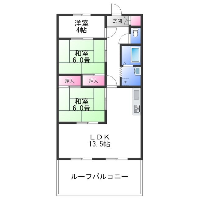 大阪府貝塚市橋本 和泉橋本駅 3LDK マンション 賃貸物件詳細