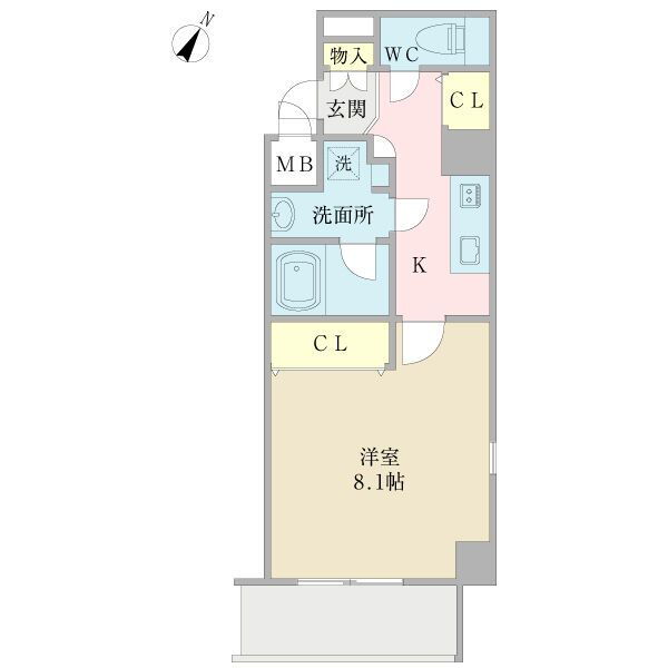 愛知県名古屋市昭和区車田町２ 吹上駅 1K マンション 賃貸物件詳細