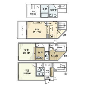 東京都目黒区下目黒２ 目黒駅 2SLDK 一戸建て 賃貸物件詳細