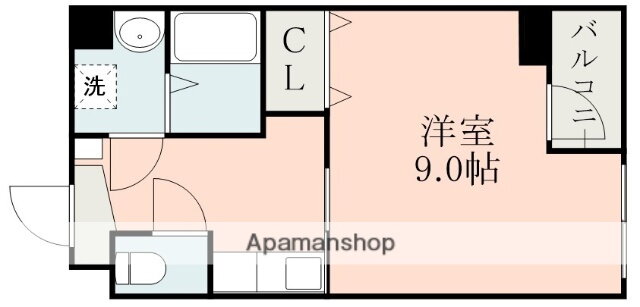新町レトロアパート 5階 1K 賃貸物件詳細