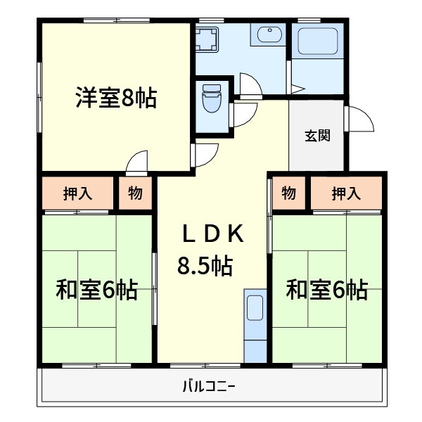 大阪府高槻市春日町 高槻市駅 3LDK マンション 賃貸物件詳細