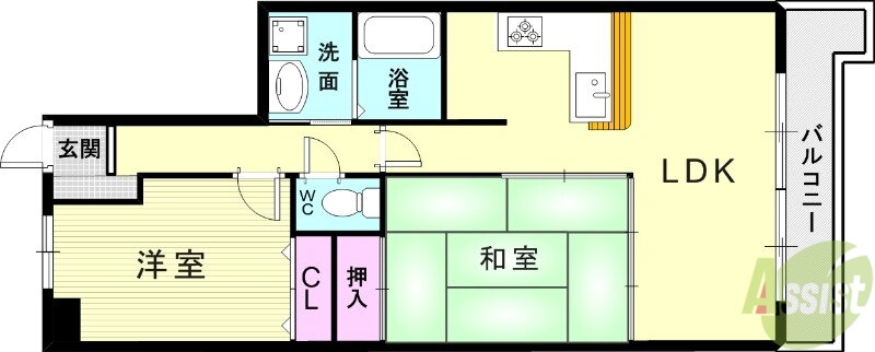 兵庫県明石市魚住町清水 土山駅 2LDK マンション 賃貸物件詳細