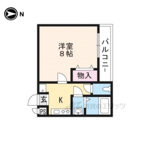 京都府京都市右京区山ノ内苗町 太秦天神川駅 1K マンション 賃貸物件詳細