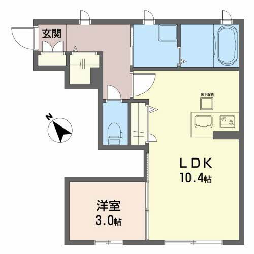 メゾンヴァリエＩＩ 1階 1LDK 賃貸物件詳細