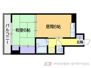 北海道小樽市花園４ 小樽駅 1DK マンション 賃貸物件詳細