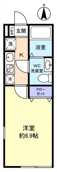 千葉県佐倉市井野 東葉勝田台駅 1K アパート 賃貸物件詳細