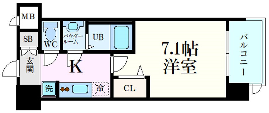 大阪府大阪市西淀川区姫里２ 姫島駅 1K マンション 賃貸物件詳細