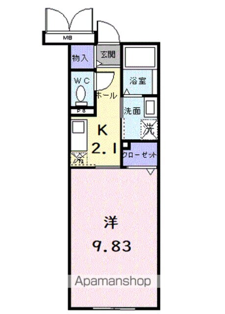 静岡県浜松市中央区雄踏１丁目 舞阪駅 1K マンション 賃貸物件詳細