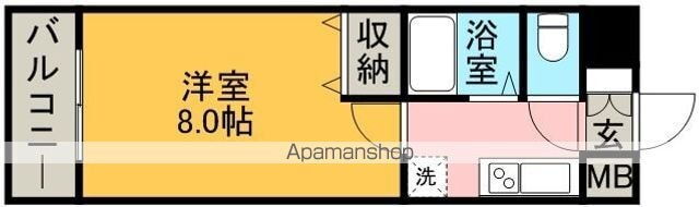 福岡県福岡市博多区美野島３丁目 西鉄平尾駅 1K マンション 賃貸物件詳細