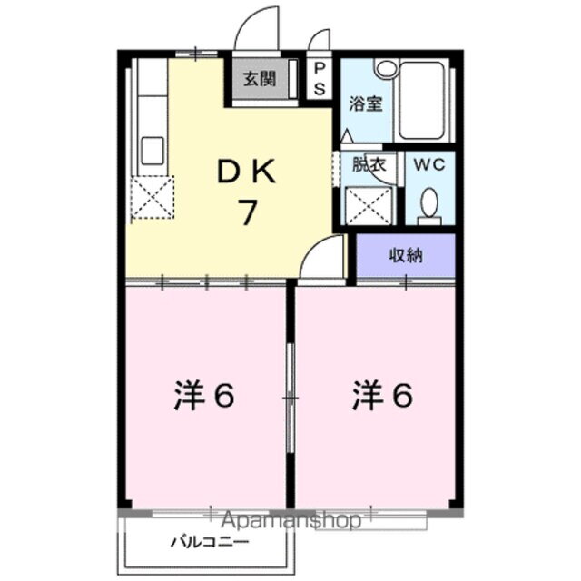 宮城県仙台市太白区鈎取本町１丁目 長町南駅 2DK アパート 賃貸物件詳細