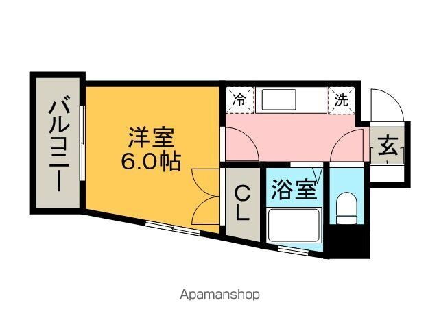 福岡県福岡市中央区天神５丁目 天神駅 1K マンション 賃貸物件詳細