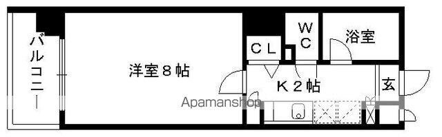福岡県福岡市博多区美野島２丁目 西鉄平尾駅 1K マンション 賃貸物件詳細