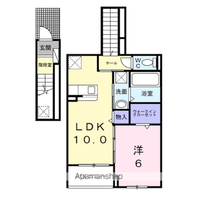 埼玉県さいたま市見沼区深作２丁目 東大宮駅 1LDK アパート 賃貸物件詳細