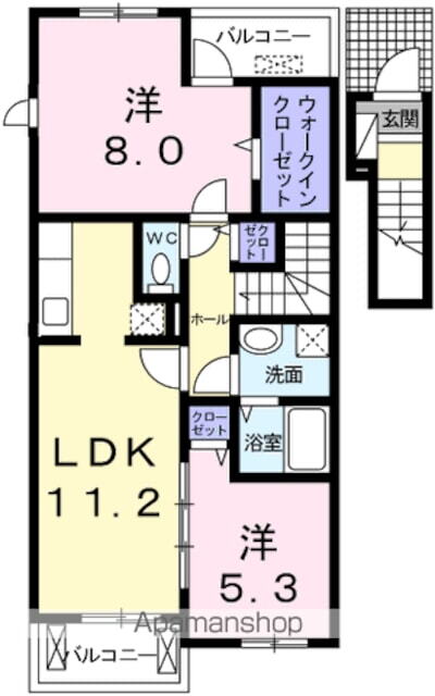 広島県広島市安佐北区可部南１丁目 中島駅 2LDK アパート 賃貸物件詳細