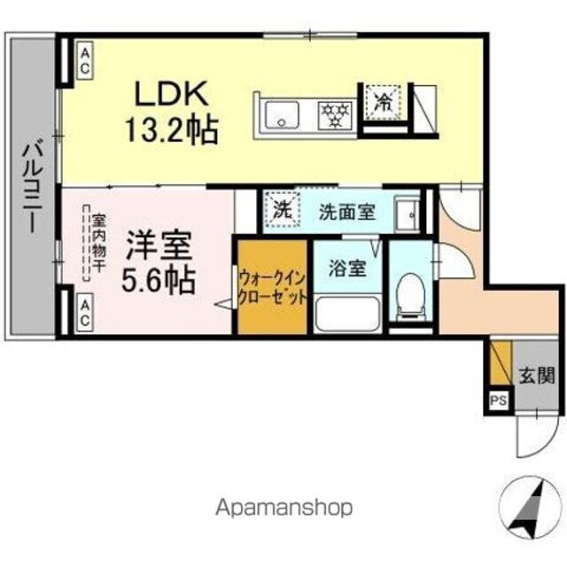 仮）ＤーＲＯＯＭ長洲２丁目 3階 1LDK 賃貸物件詳細