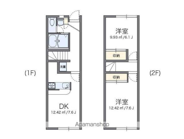 岩手県花巻市下小舟渡 花巻駅 2DK アパート 賃貸物件詳細