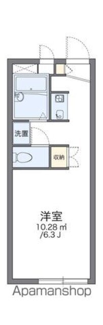 山梨県甲府市富士見１丁目 甲府駅 1K アパート 賃貸物件詳細