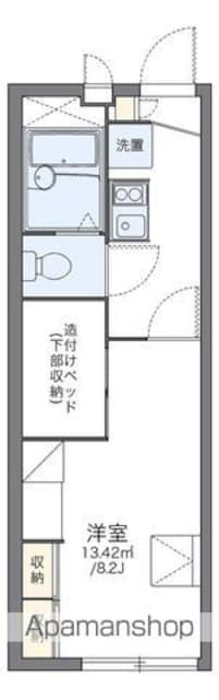 山梨県甲府市中小河原１丁目 甲斐住吉駅 1K アパート 賃貸物件詳細