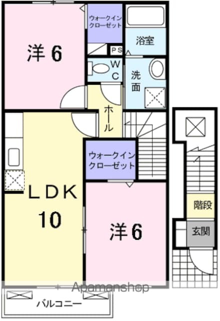 広島県広島市安佐北区大林２丁目 可部駅 2LDK アパート 賃貸物件詳細