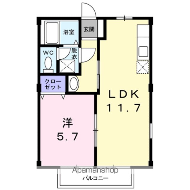 福岡県福岡市東区美和台３丁目 三苫駅 1LDK アパート 賃貸物件詳細