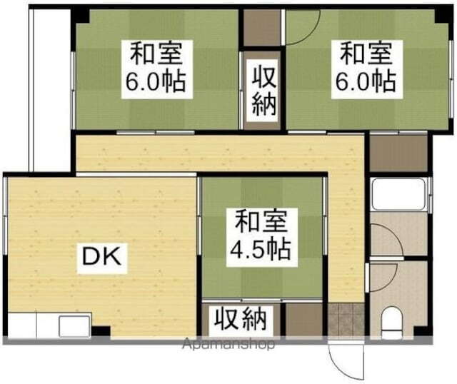 岡山県玉野市築港１丁目 宇野駅 3DK マンション 賃貸物件詳細