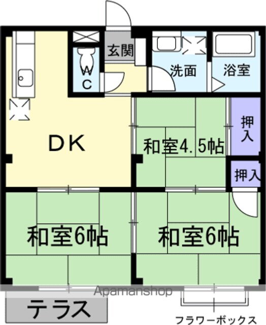 大阪府高石市取石１丁目 富木駅 3DK アパート 賃貸物件詳細